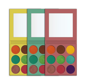 Wholesale High Quality Private Label 9 Color Eyeshadow Palette With Free Choice