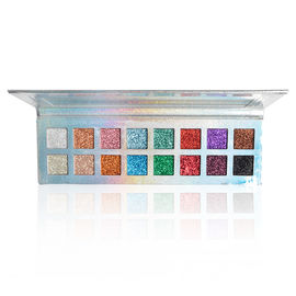 Waterproof Loose Powder Eyeshadow ,16 Colors Mineral Glitter Eyeshadow With Mirror