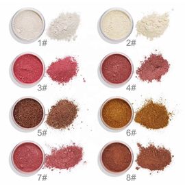 Sparkly Loose Powder Face Makeup Highlighter Mineral Ingredient 8 Colors Available