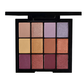 High Pigment Loose Powder Eyeshadow , 12 Colors Makeup Eyeshadow Palette Custom