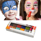 Easy Colored Face Paint All In One Makeup Palette 12 Colors Waterproof Long Lasting