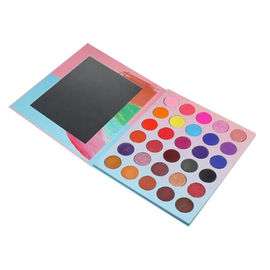 Custom Cardboard Eye Makeup Eyeshadow Palette Colorful Mineral Ingredient