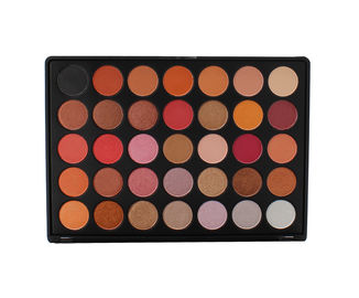 35 Color Warm Matte Eyeshadow Palette , Health Care Mineral Powder Eyeshadow Palette