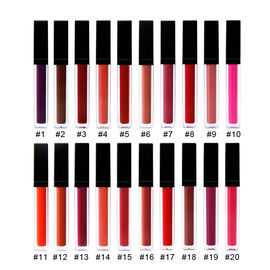 Waterproof Moisturizer Lip Makeup Products 20 Colors Lipgloss MSDS Certificated