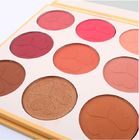 Pink Blush Palette Cosmetics Face Makeup Blush 9 Colors 3 Years Guarantee
