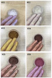 6 Colors Loose Powder Highlighter High Pigment Private Label Suit For Any Occasions