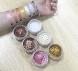 6 Colors Loose Powder Highlighter High Pigment Private Label Suit For Any Occasions