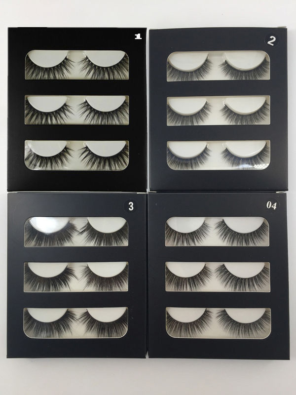 3d Magnetic Eyelashes Sythenic Beautiful Fake Eyelashes With 4 Type