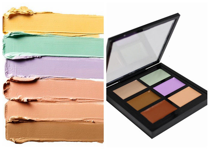 Private Label Organic Makeup Face Makeup Concealer Palette With 6 Colors