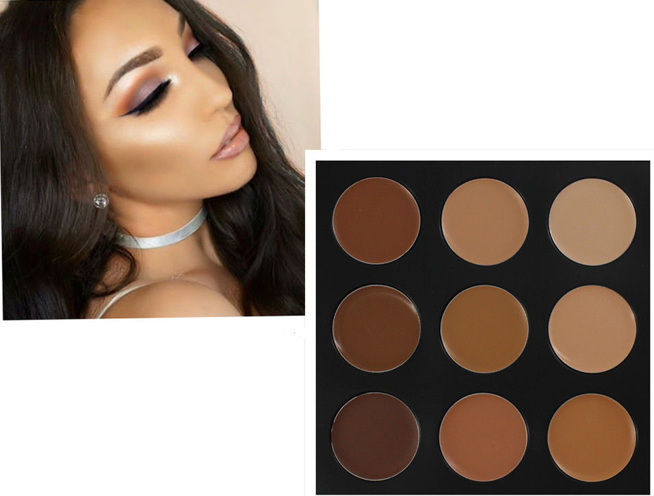 Cover Up Waterproof Makeup Concealer Powder Lightweight With 9 Colors
