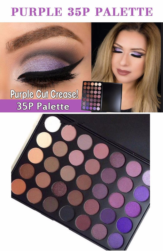 Shimmer And Matte Eye Makeup Eyeshadow Pink And Purple Eyeshadow Palette
