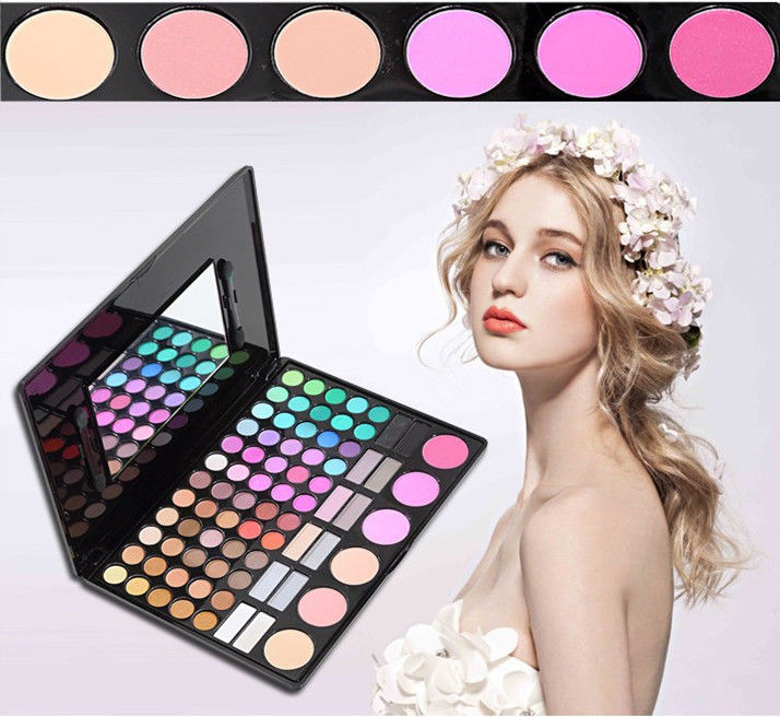 Muti Function Eye Makeup Cosmetics Rainbow Eyeshadow Palette For Makeup School