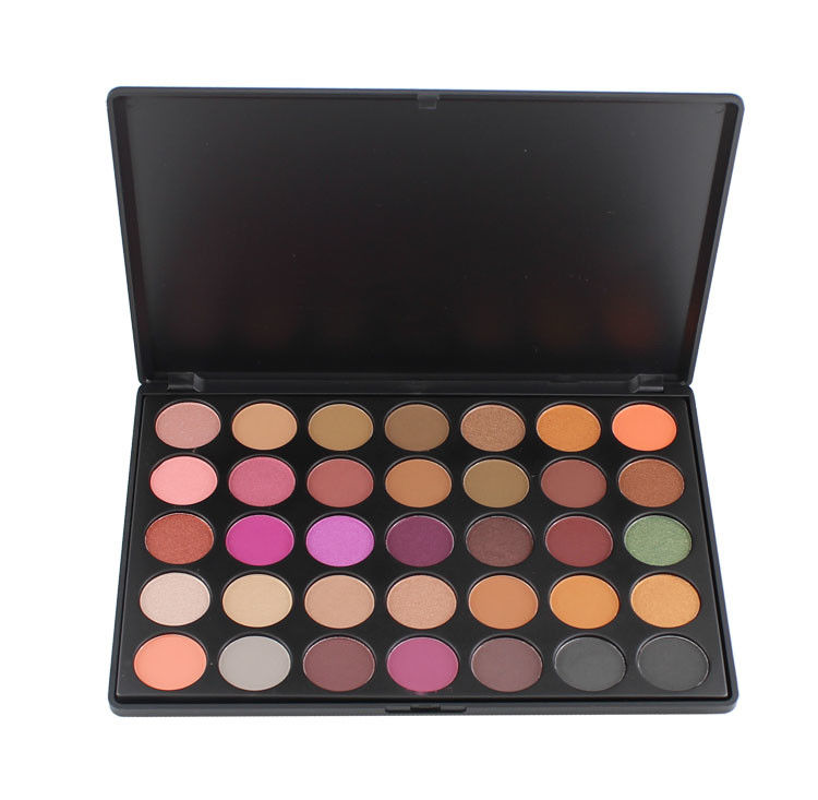 Wholesale Custom Cosmetic Makeup  35 Color Private Label Eyeshadow Palette