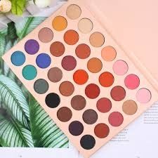 Waterproof Eye Makeup Eyeshadow Customized Logo 35 Colors Fit For Beginners