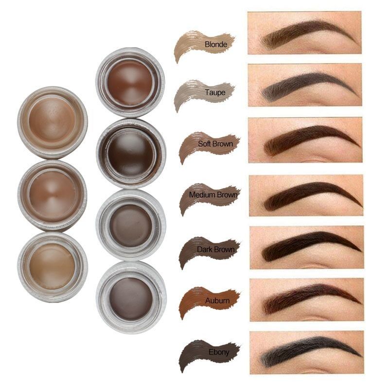 No Logo Eyebrows Makeup Products Waterproof Mineral Cream Eyebrow Gel MSDS Approval